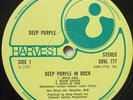 Deep Purple In Rock. 1st Press Harvest LP No EMI Ex