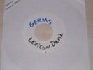 GERMS-LEXICON DEVIL 7' TEST PRESSING (boot),KBD
