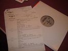JIMI HENDRIX WESTWOOD ONE 5 LP CUE SHEET 6/20/83
