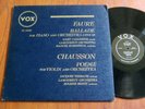 JACQUES THIBAUD Chausson: Poeme ORIG. VOX PL 6450 LP