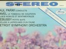Mercury SR 90213 Ravel Tombeau Debussy PARAY rare LP