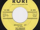 Tittyshaker 45-Fabulous Continentals-Breakin' Up-Hear 