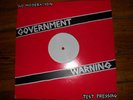 GOVERNMENT WARNING- No Moderation LP TEST PRESS KBD HC