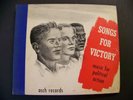 Woody Guthrie - Songs For Victory on Asch (3) 78's Set