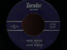 rare Georgia Soul 45 ALLEN GREENE neck bones ZORADER