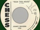 JIMMY ROGERS Rock This House 45rpm Chess 1958 WLP