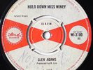 Glen Adams Hold Down Miss Winey (Island 45 SKA)