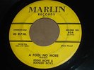 BLUES Eddie Hope Manish Boys Fool No More MARLIN RARE