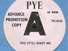 KINKS You Still Want Me PYE 1964 MINT DEMO * RARE *