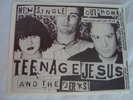 FLYER Teenage Jesus & Jerks record release PUNK/NO WAVE