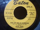 ANN COLE got my mo jo working BATON R&B MOD 45 HEAR