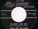 Northern Soul Mod 45-LEVON & HAWKS - He Don't Love You