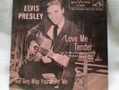 1956 Elvis Presley Love Me Tender Picture Sleeve & 45