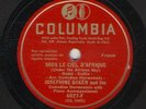 78 RPM Josephine Baker Columbia 4027-F in EE-