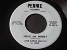 Little Daddy Walton on Pennie Detroit blues R&B 45 HEAR