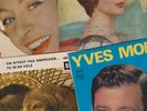 45T EP dédicacés Yves MONTAND Sara MONTIEL PATACHOU