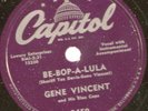 GENE VINCENT 1956 78: BE-BOP-A-LULA / WOMAN LOVE