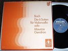 GENDRON - BACH 6 SUITES CELLO SOLO - 3 LP  PHILIPS