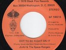 ONENESS OF JUJU Got To Be Right On It FUNK 45 LISTEN