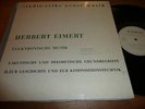 ED1 WERGO 60006 HERBERT EIMERT ELEKTRONISCHE MUSIK NM
