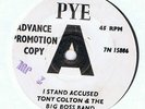 RARE NORTHERN-TONY COLTON-I STAND ACCUSED-UK PYE PROMO