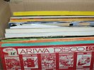 Box of reggae records Yellowman Junior Reid Mikey Dread