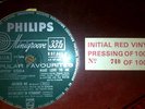 The five satins,exemplaires numéroté,vinyle introuvable
