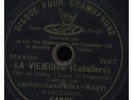 78 RPM 100+YEARS OLD 7in SPANISH GRAMOPHONE 64025 / VG+