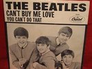 45 RECORD THE BEATLES CAPITOL LABEL CAN'T BUY ME LOVE