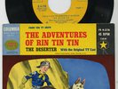 Vintage 1955 Rin Tin Tin 45rpm Record & Sleeve Deserter