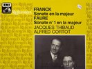 FAURE   Franck / JACQUES THIBAUD / CORTOT References