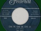 TINY TOPSY & CHARMS Come On, Come On 45rpm Federal 1957