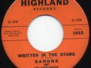 LISTEN-Rare Doo Wop 45- Sandra & Highlanders-Written In