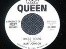 MARY JOHNSON:  promo THESE TEARS / LOST LOVER soul NM
