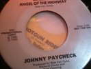 Johnny Paycheck Hells Angels Forever Soundtrack 45 RARE