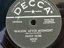 Rare -Patsy Cline- Walkin' After Midnight 78 Record