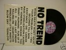 rare NO TREND vinyl lp WHEN DEATH WON'T SOLVE PROBLEM