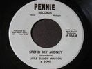 Little Daddy Walton on Pennie Detroit blues R&B 45 HEAR