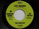 Vintage  BEATLES  45 Record P-2138 Rare 1968 Promo Copy