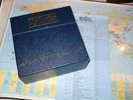 Leere Box für Beatles Singles mit Liste
