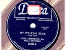 LOUIS ARMSTRONG & MILLS BROTHERS 78 Walking Stick EE-