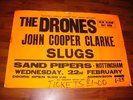 The Drones Concert Poster 1978 Sex Pistols Damned Punk