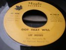 Lee Moses-Got That Will RARE FUNK SOUL BREAKS 45 LISTEN