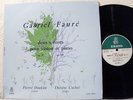 FAURE Sonatas DOUKAN / COCHET Rare FRENCH Orig LP ERATO