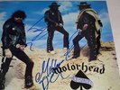 MOTORHEAD RARE FULLY SIGNED X 3 LP HEAVY ROCK PUNK