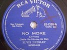 ELVIS PRESLEY No More  ORIG BRAZIL 78 RPM sun