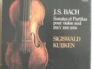 SIGISWALD KUIJKEN-BACH SOLO VIOLIN-NM HARMONIA MUNDI LP