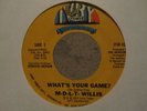 M-D-L-T WILLIS What's Your Game? FUNK SOUL 45 MDLT Hear