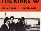 The Kinks Swedish 45 Set me free PYE 7 N 15854 Sweden