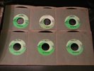 Beatles-All 6 Capitol Starline Series 45s Green Swirl